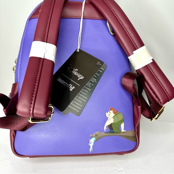 Loungefly Disney Hunchback of Notre Dame Cathedral Mini Backpack - Picture 4 of 4